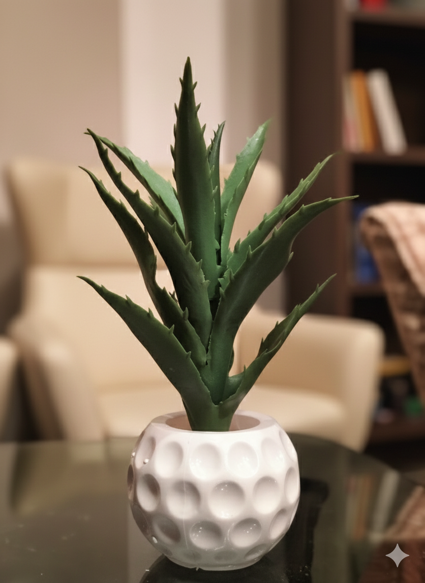 Artificial Aloe Vera Twin Pack - Set Of 2